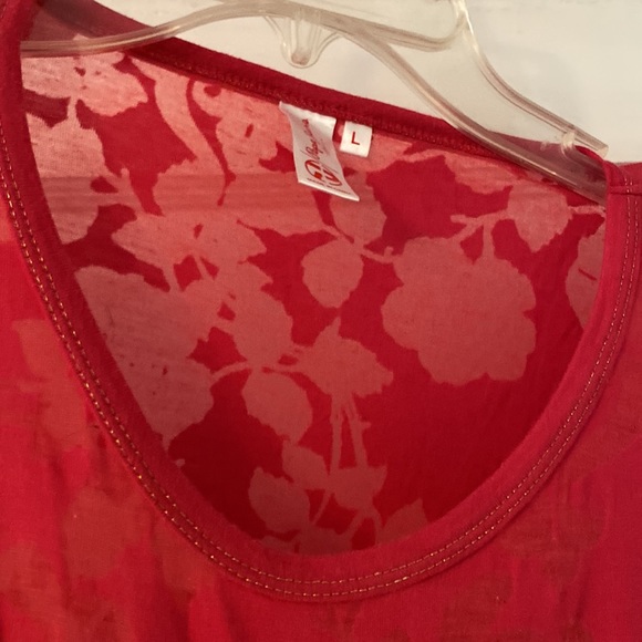 Pepe jeans long sleeve tee with floral sheer design. - Picture 3 of 6